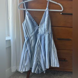 Blue summer romper